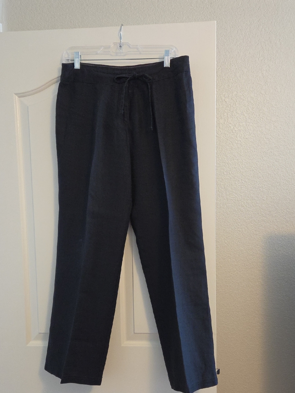 Tommy Bahama Linen Casual Drawstring Pants - Black size 6